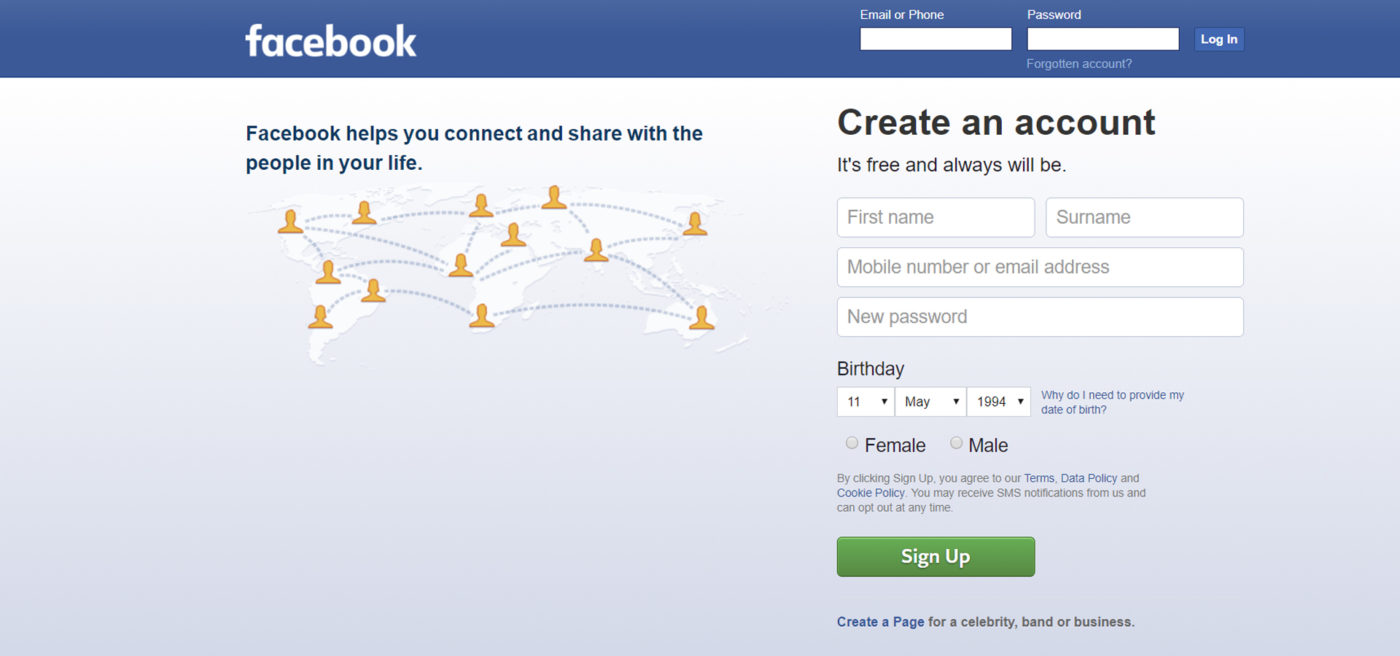 CodexLearn - หน้าเว็บไซต์ Facebook 